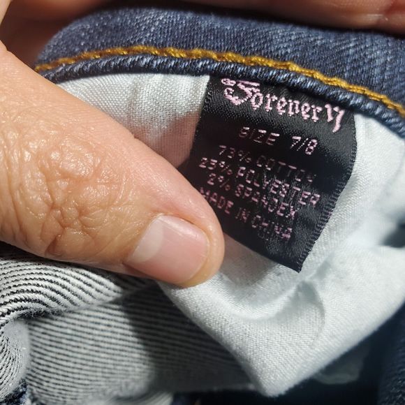 Forever 17 Bootcut Jeans Size 7/8 - Picture 8 of 9